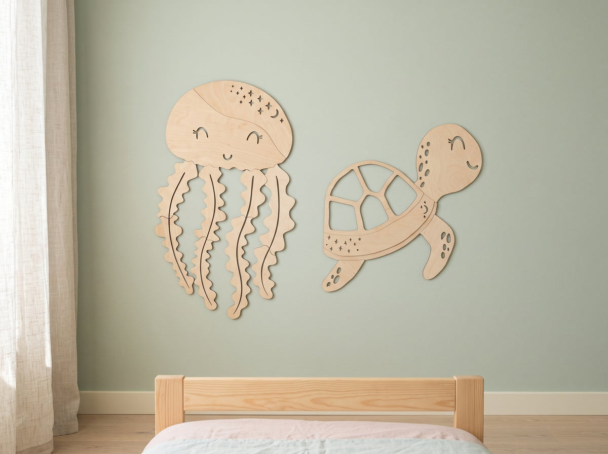 Décoration murale en bois pour chambre d'enfant : idées et fixation