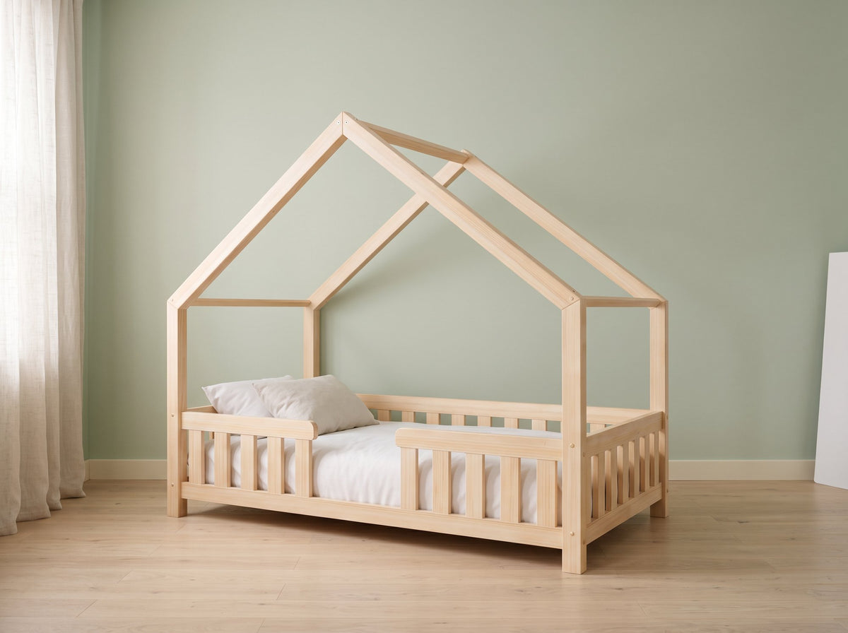 Lit cabane avec barrière : quel type de barrière et pour quel âge ?